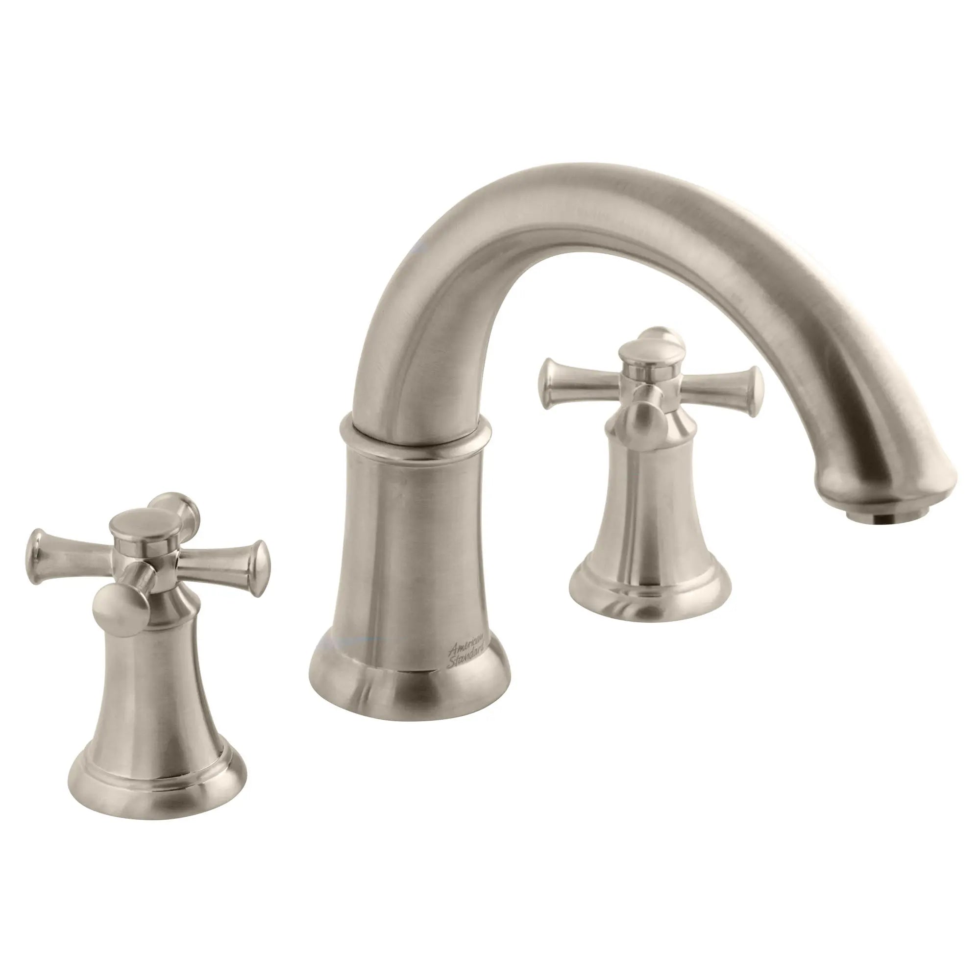 Portsmouth Bathtub Faucet with Personal Shower for Flash Rough-in Valve with Cross Handles — thumbnail 2